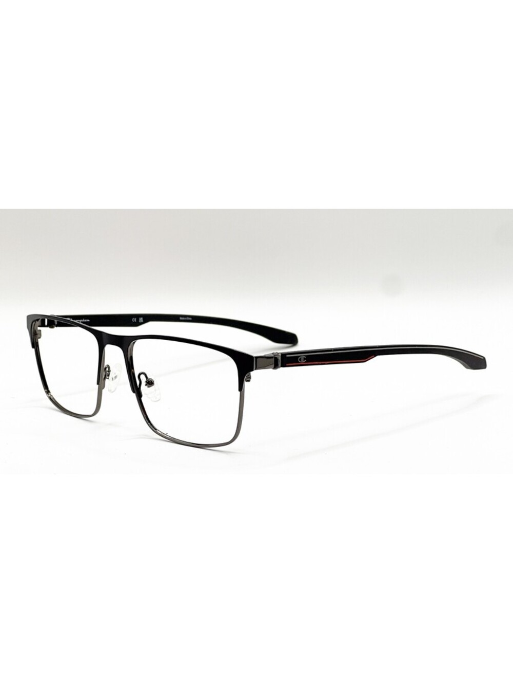 Champion Max C01 Matte Black Rectangle Authentic Eyeglass Frames 57-18-145
